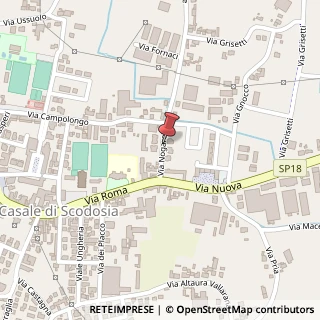 Mappa Via Nogarole, 133, 35040 Casale di Scodosia, Padova (Veneto)