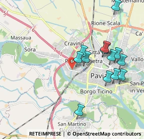 Mappa Via Riviera, 27100 Pavia PV, Italia (1.95769)
