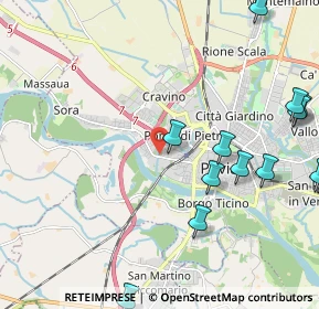 Mappa Via Riviera, 27100 Pavia PV, Italia (2.76231)