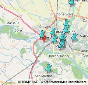 Mappa Via Riviera, 27100 Pavia PV, Italia (1.79083)