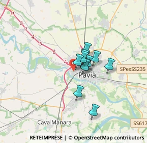 Mappa Via Riviera, 27100 Pavia PV, Italia (1.94545)