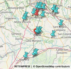 Mappa Via Riviera, 27100 Pavia PV, Italia (17.0305)