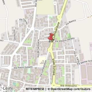 Mappa Via Lombardore, 69, 10040 Leini, Torino (Piemonte)