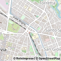 Mapa Pavia