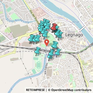 Mappa Via Lungo Bussè, 37045 Legnago VR, Italia (0.31429)
