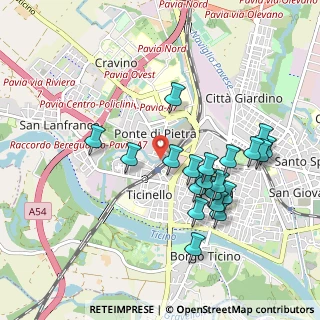 Mappa Via Robecchi Brichetti, 27100 Pavia PV, Italia (0.9335)