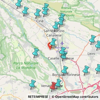 Mappa Via Maffei, 10077 San Maurizio Canavese TO, Italia (5.6815)