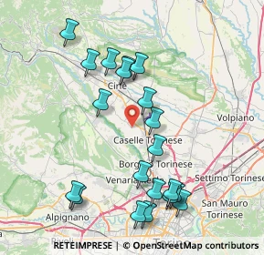 Mappa Via Maffei, 10077 San Maurizio Canavese TO, Italia (8.285)