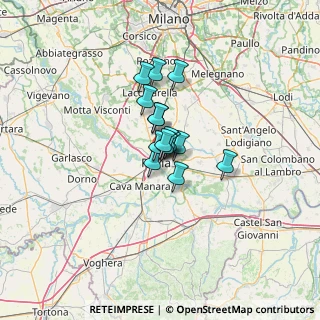 Mappa Via Cantieri Benassi, 27100 Pavia PV, Italia (6.66733)