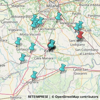 Mappa Via Cantieri Benassi, 27100 Pavia PV, Italia (14.281)