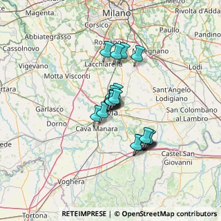 Mappa Via Cantieri Benassi, 27100 Pavia PV, Italia (9.598)