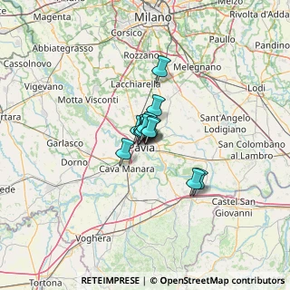 Mappa Via Cantieri Benassi, 27100 Pavia PV, Italia (5.43923)