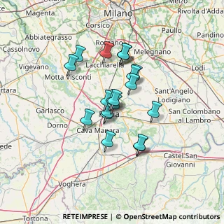 Mappa Via Cantieri Benassi, 27100 Pavia PV, Italia (10.0385)