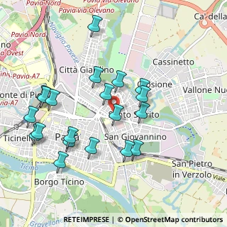 Mappa Via Cantieri Benassi, 27100 Pavia PV, Italia (1.0135)