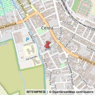 Mappa Via Gandhi, 14, 37053 Cerea, Verona (Veneto)
