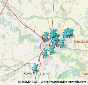 Mappa Via Coralli, 27100 Pavia PV, Italia (2.66692)