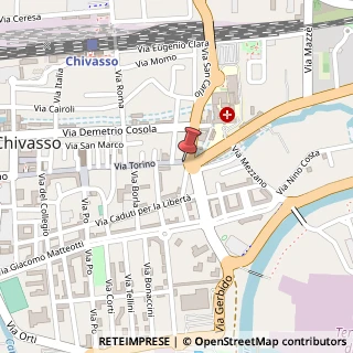 Mappa Via Torino, 6, 10034 Chivasso, Torino (Piemonte)