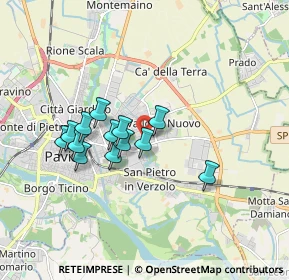 Mappa Via Amalfi, 27100 Pavia PV, Italia (1.42538)