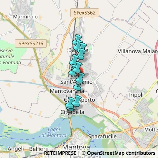 Mappa Via Fratelli Kennedy, 46047 Porto Mantovano MN, Italia (1.10917)
