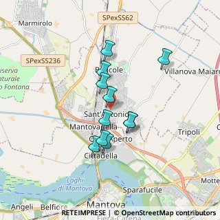 Mappa Via Fratelli Kennedy, 46047 Porto Mantovano MN, Italia (1.36818)