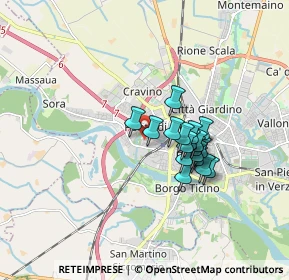 Mappa Strada Privata Alfredo, 27100 Pavia PV, Italia (1.24889)