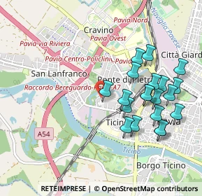 Mappa Strada Privata Alfredo, 27100 Pavia PV, Italia (0.9905)