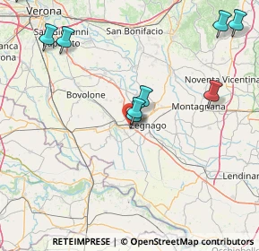 Mappa Via Modigliani, 37045 Legnago VR, Italia (22.85455)