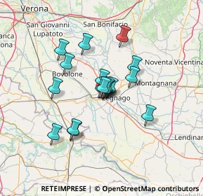 Mappa Via Modigliani, 37045 Legnago VR, Italia (9.70722)