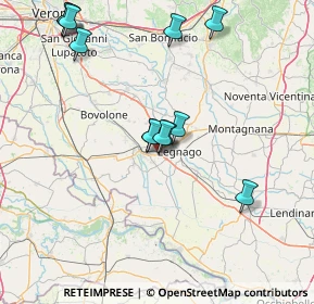 Mappa Via Modigliani, 37045 Legnago VR, Italia (15.50333)