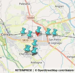 Mappa Via Modigliani, 37045 Legnago VR, Italia (1.54545)