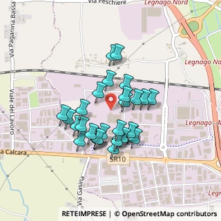 Mappa Via Modigliani, 37045 Legnago VR, Italia (0.35517)