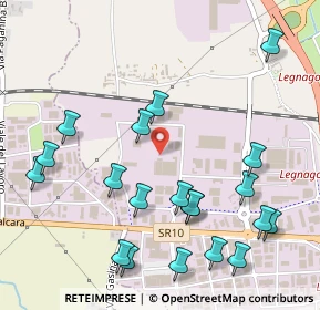 Mappa Via Modigliani, 37045 Legnago VR, Italia (0.61)