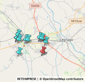 Mappa Via Modigliani, 37045 Legnago VR, Italia (2.99692)