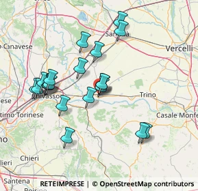 Mappa Viale Madonna, 13044 Crescentino VC, Italia (13.9815)