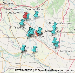 Mappa 37045 Legnago VR, Italia (11.451)