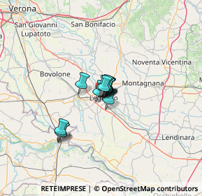 Mappa 37045 Legnago VR, Italia (5.76615)