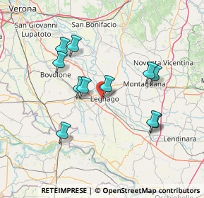 Mappa 37045 Legnago VR, Italia (13.60636)