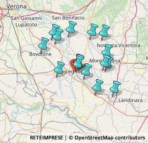 Mappa 37045 Legnago VR, Italia (11.22625)