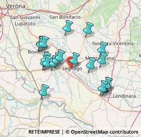 Mappa 37045 Legnago VR, Italia (13.094)
