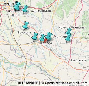 Mappa 37045 Legnago VR, Italia (16.15)