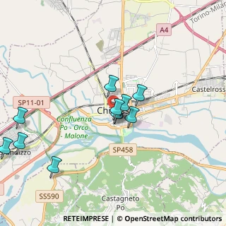 Mappa Via Torino, 10032 Chivasso TO, Italia (1.79182)