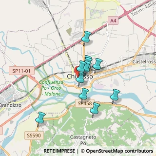 Mappa Via Torino, 10032 Chivasso TO, Italia (1.29727)