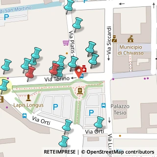 Mappa Via Torino, 10032 Chivasso TO, Italia (0.05455)