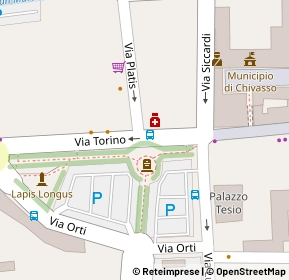 Mappa Via Torino, 10032 Chivasso TO, Italia (0.03462)