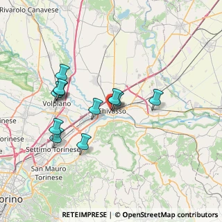 Mappa Via Torino, 10032 Chivasso TO, Italia (6.75545)