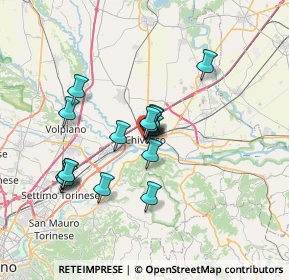 Mappa Via Torino, 10032 Chivasso TO, Italia (5.50412)
