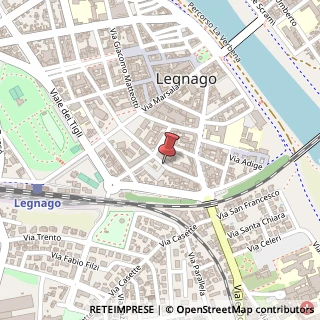Mappa Viale dei Caduti, 34, 37045 Legnago, Verona (Veneto)
