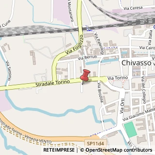 Mappa Via San Raffaele, 13, 10034 Chivasso, Torino (Piemonte)