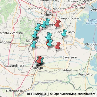 Mappa 35023 Bagnoli di Sopra PD, Italia (11.686)