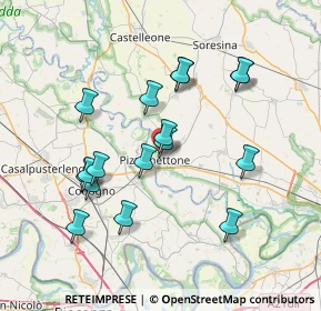 Mappa Piazza Repubblica, 26026 Pizzighettone CR, Italia (7.06529)